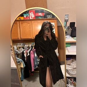 Vintage Velvet Paisley Coat